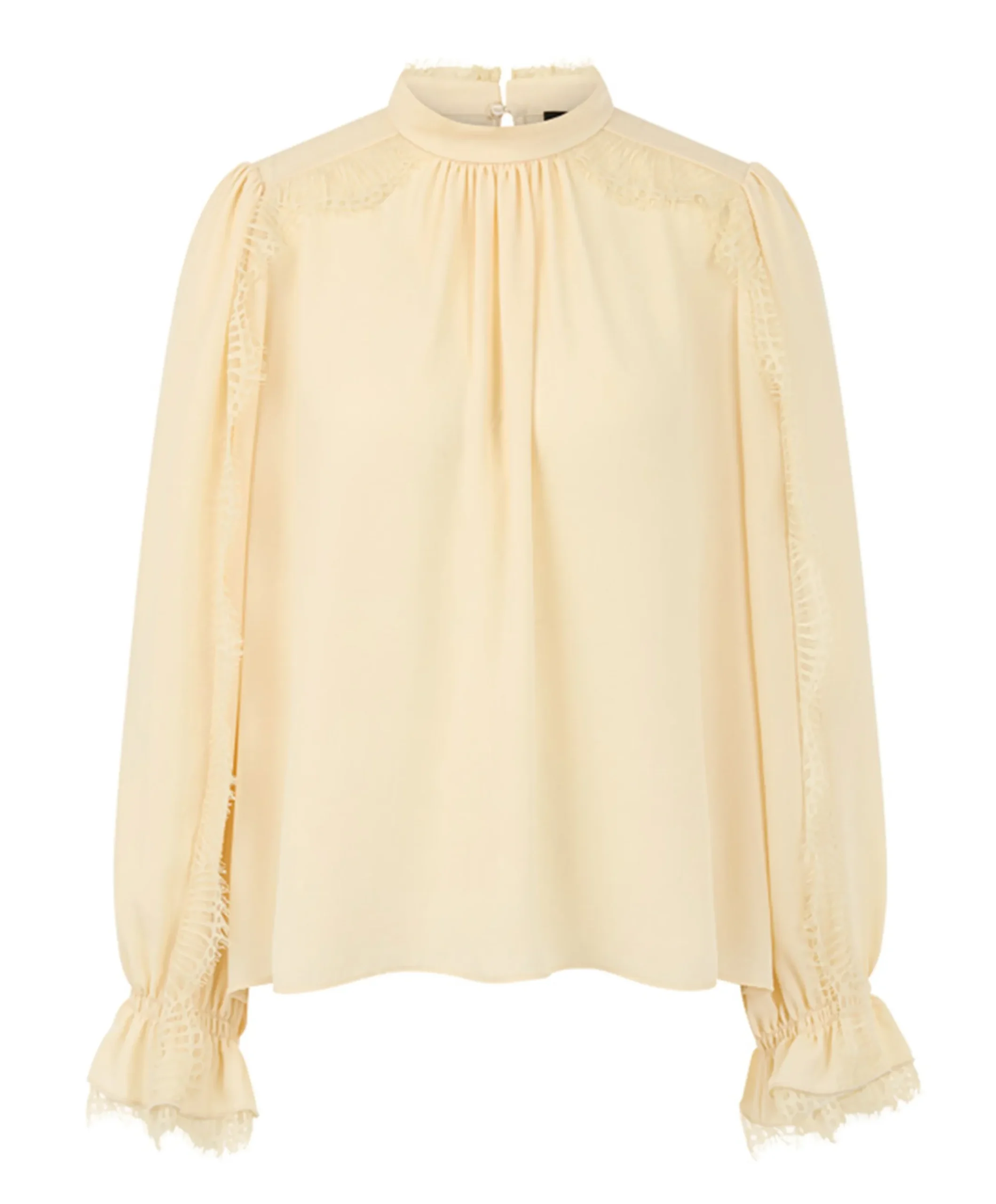Dames blouse beige