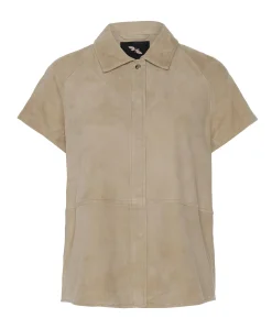 Dames blouse beige