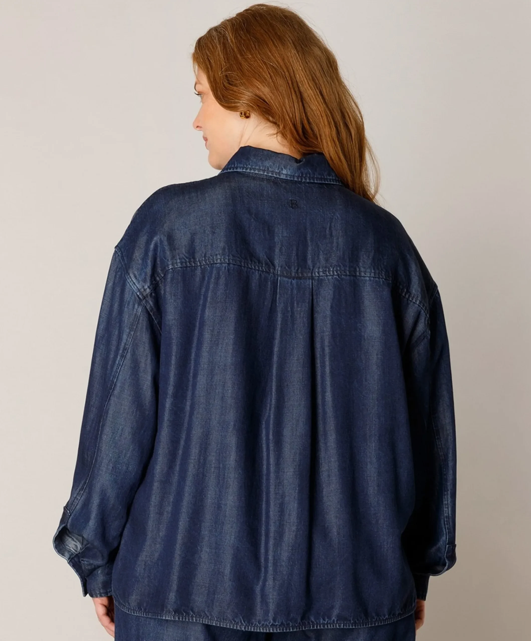 Dames blouse blauw
