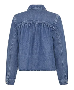 Dames blouse blauw