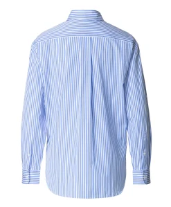Dames blouse blauw