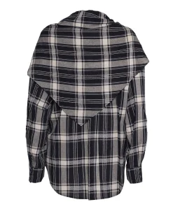 Dames blouse blauw