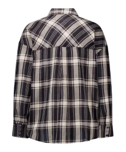 Dames blouse blauw