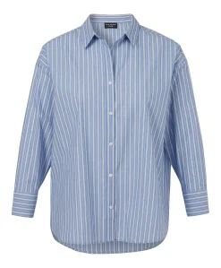 Dames blouse blauw