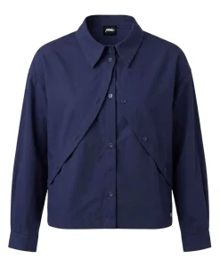Dames blouse blauw