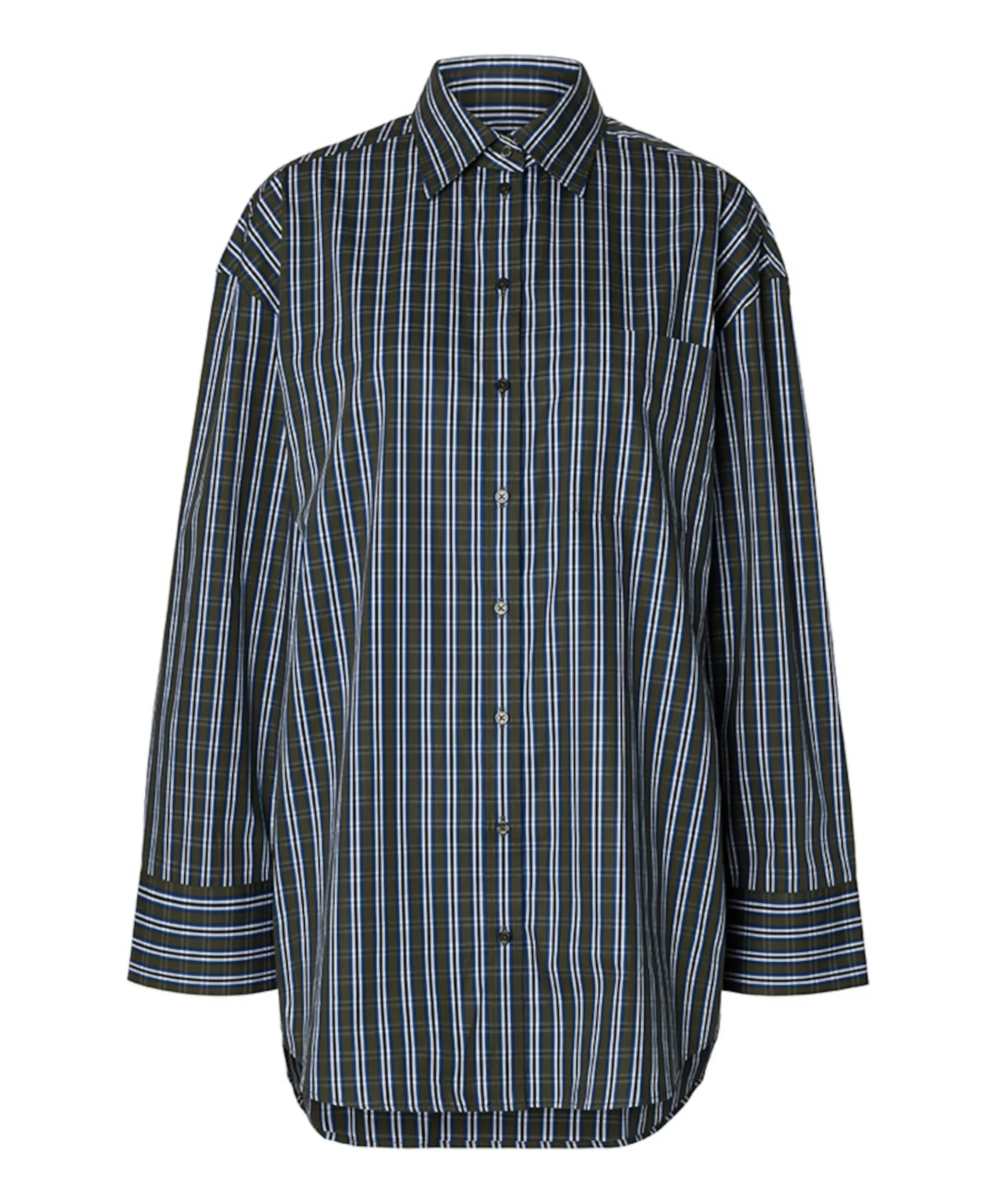 Dames blouse blauw