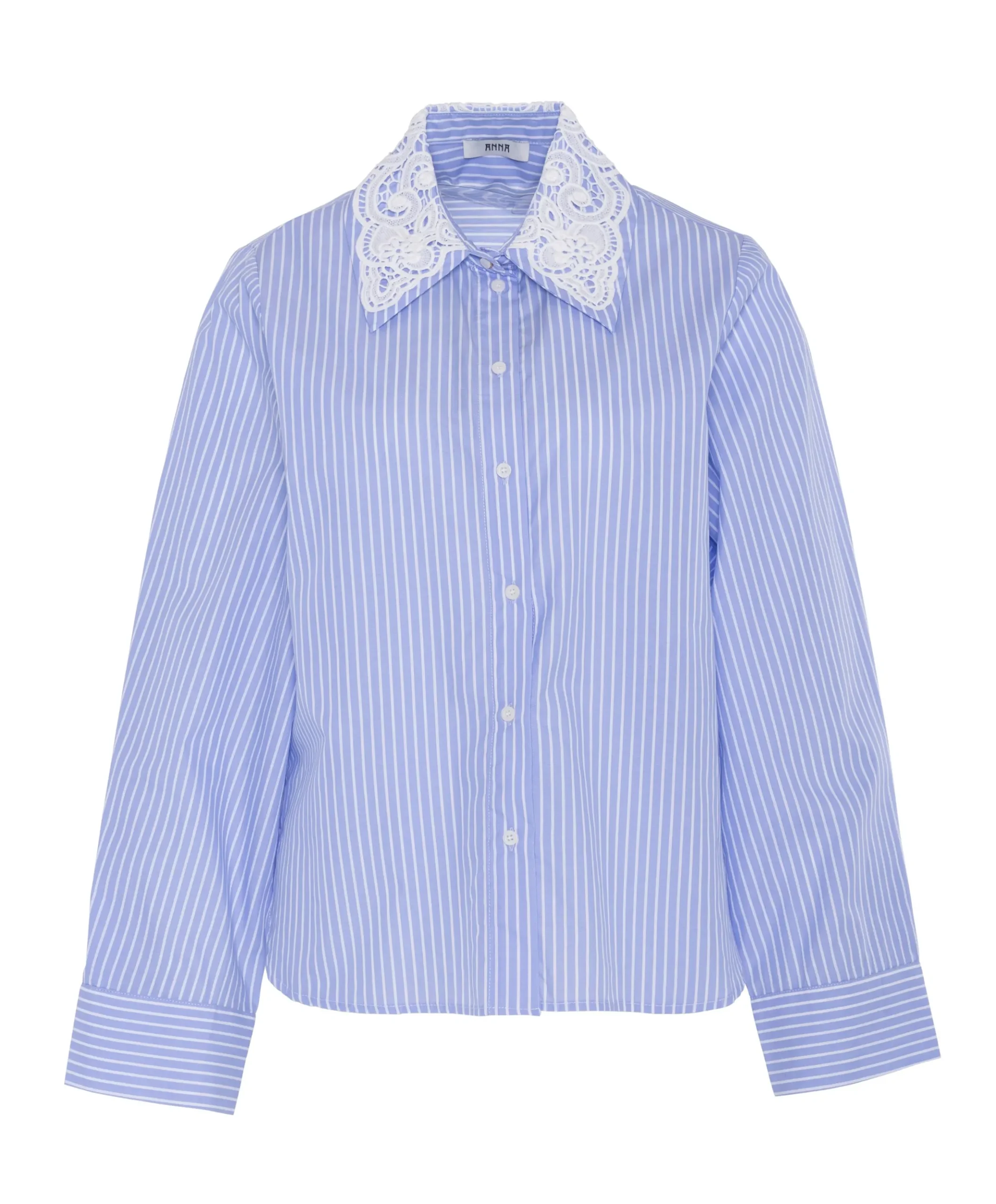 Dames blouse blauw