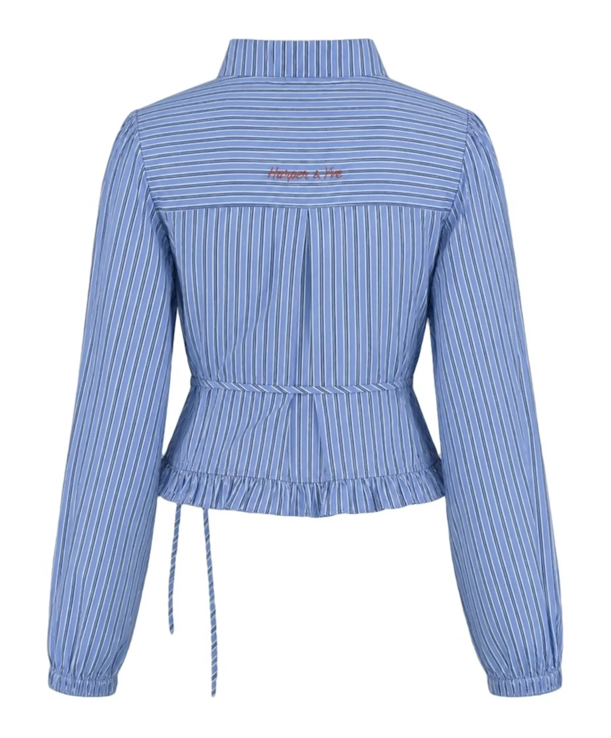 Dames blouse blauw