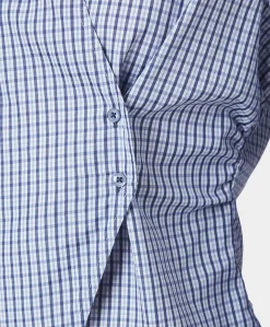 Dames blouse blauw