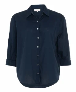 Dames blouse blauw