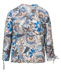 Dames blouse blauw