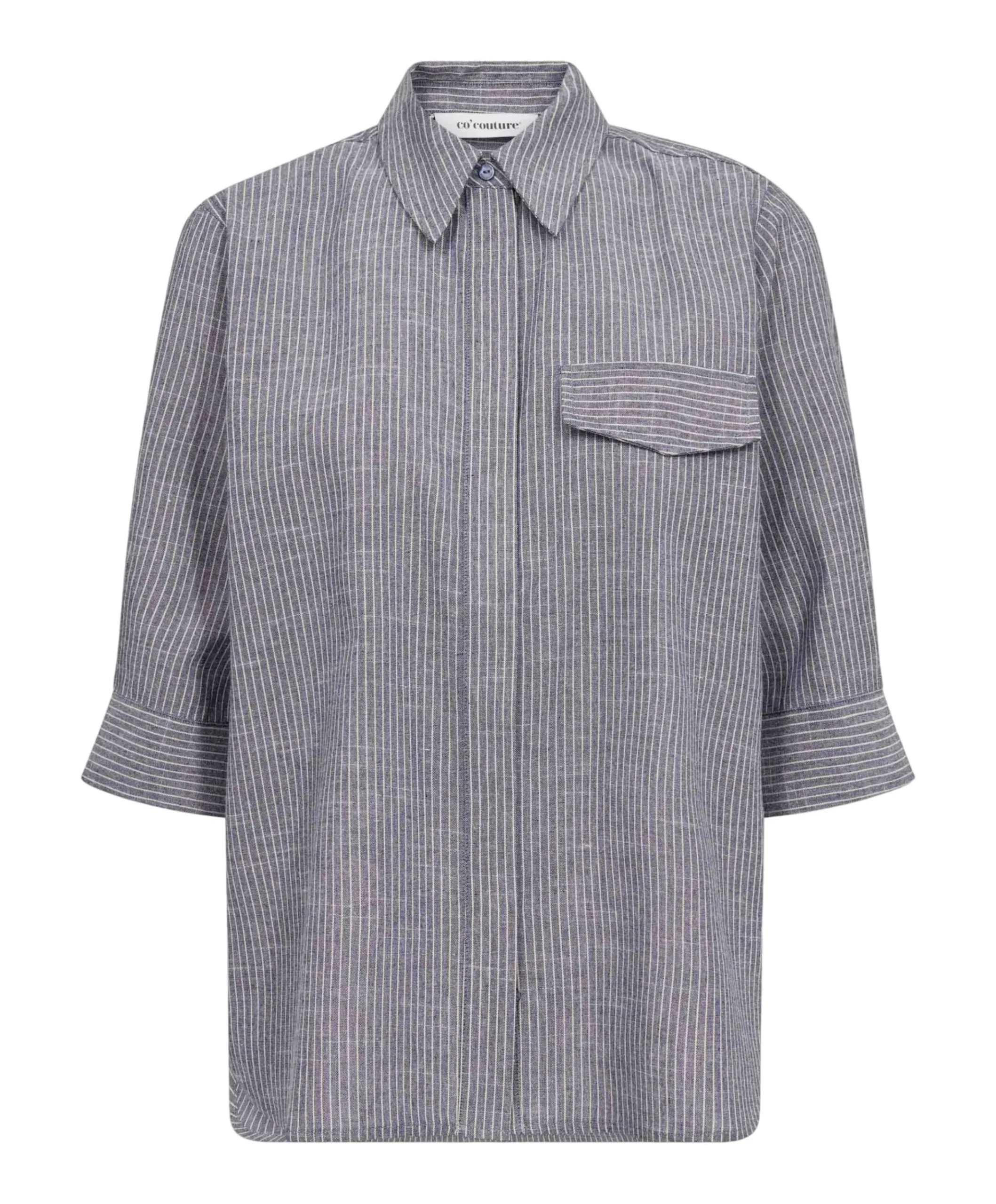 Dames blouse blauw