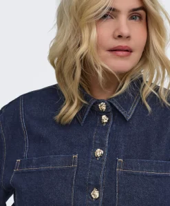 Dames blouse blauw