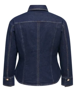 Dames blouse blauw
