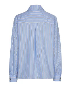 Dames blouse blauw