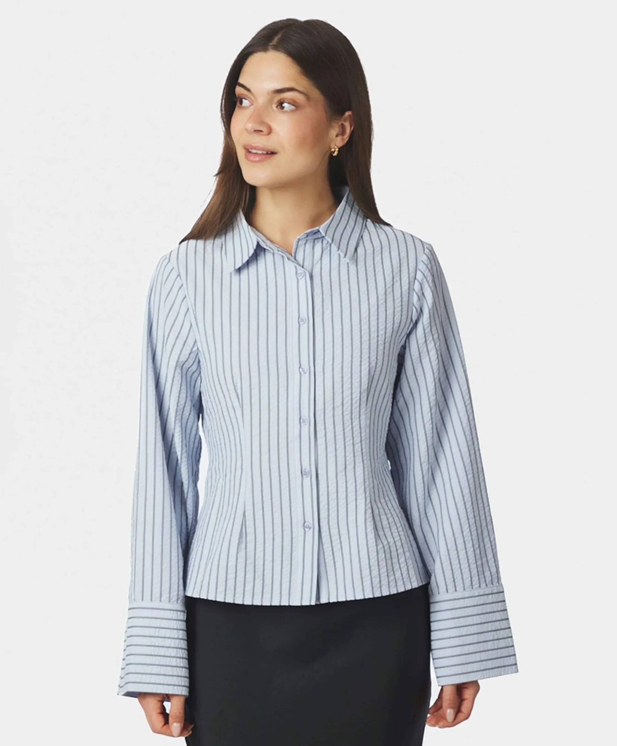 Dames blouse blauw