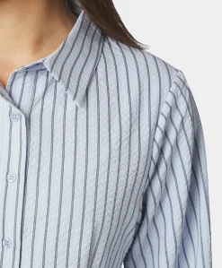 Dames blouse blauw