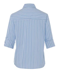 Dames blouse blauw