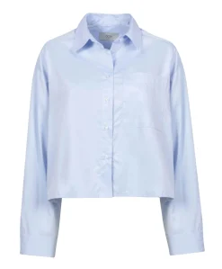 Dames blouse blauw