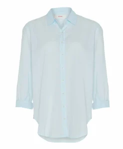 Dames blouse blauw