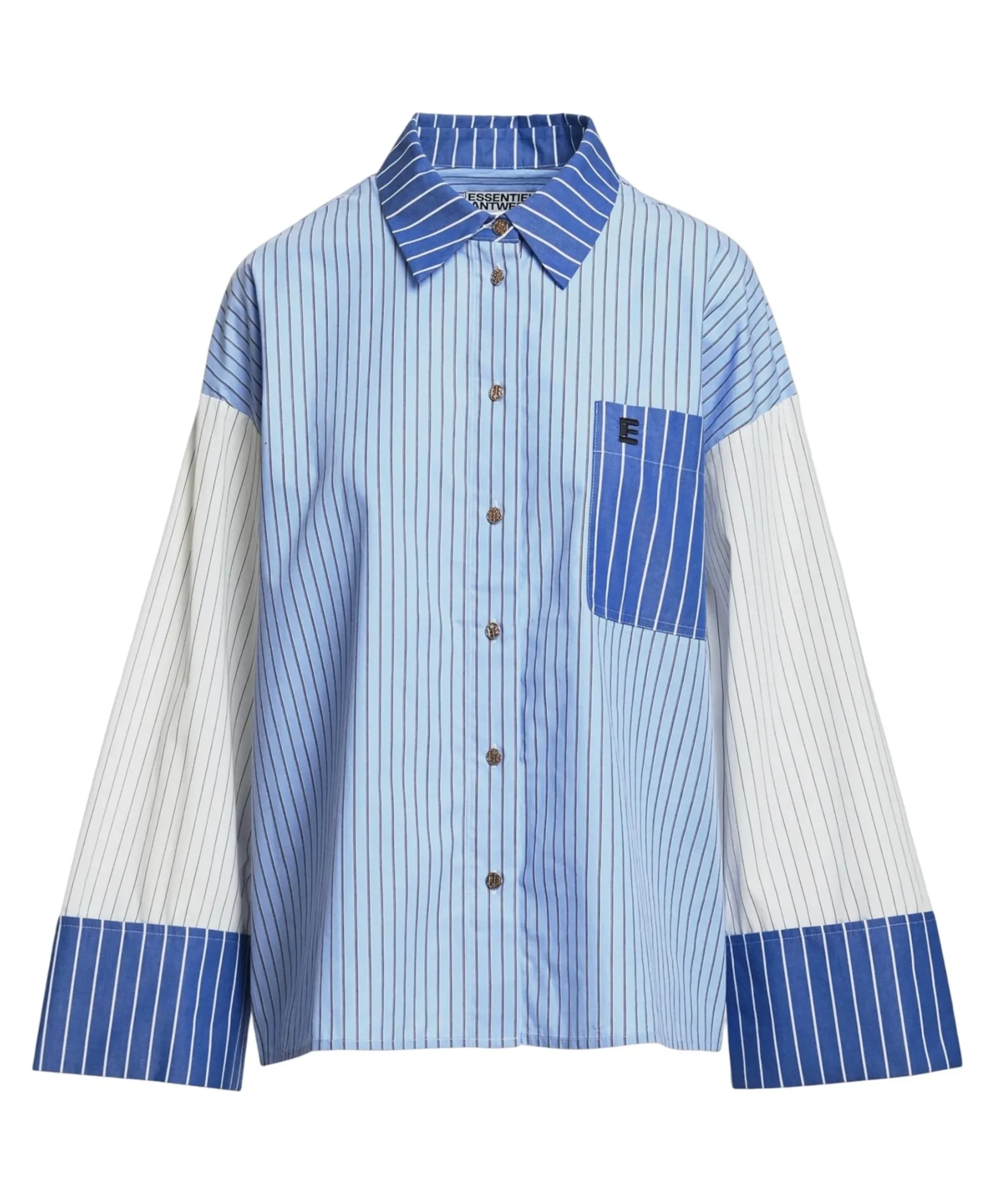 Dames blouse blauw