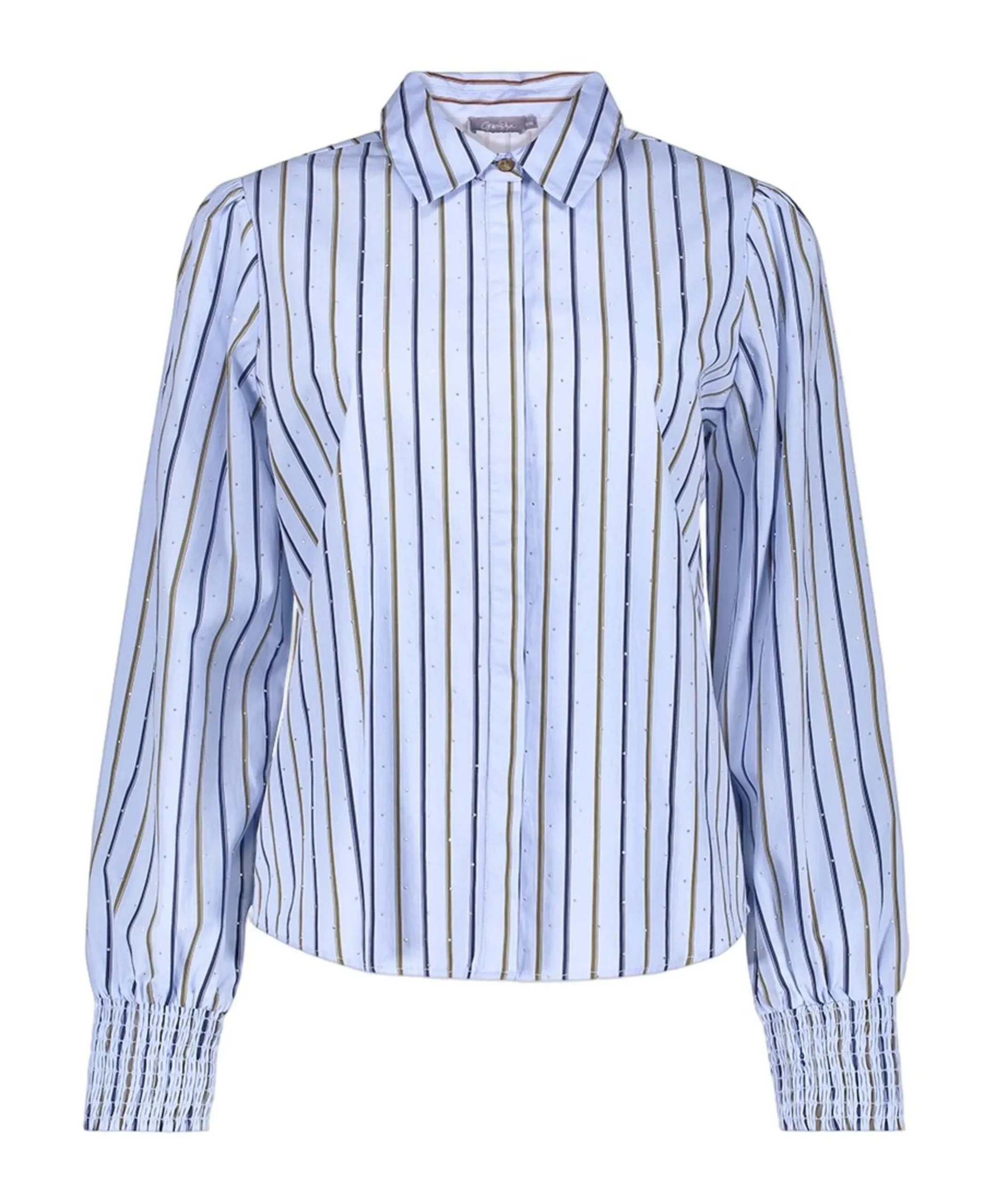 Dames blouse blauw