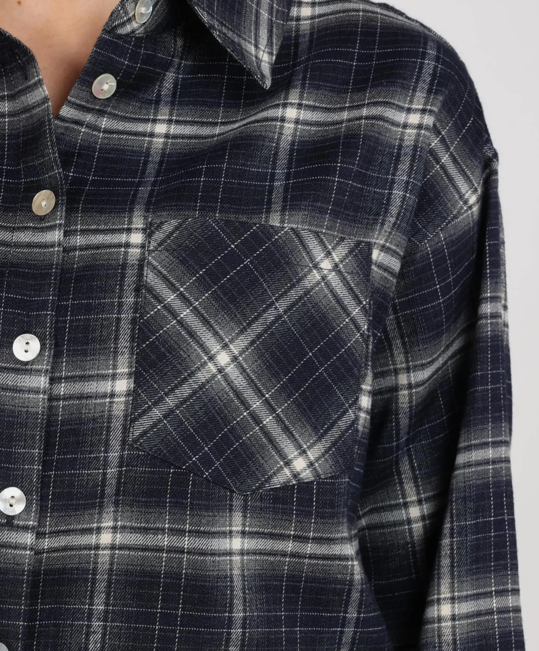 Dames blouse blauw