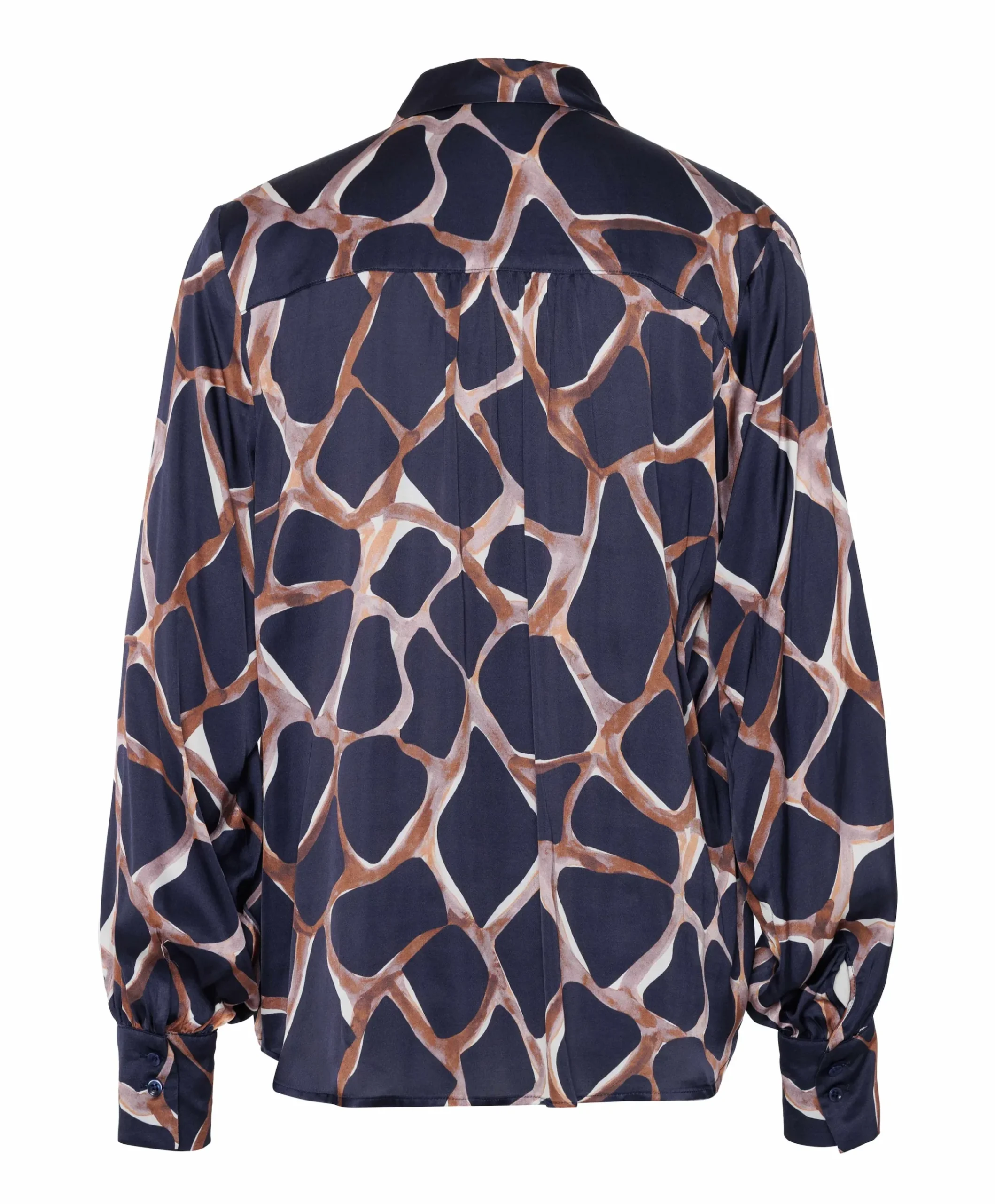 Dames blouse blauw
