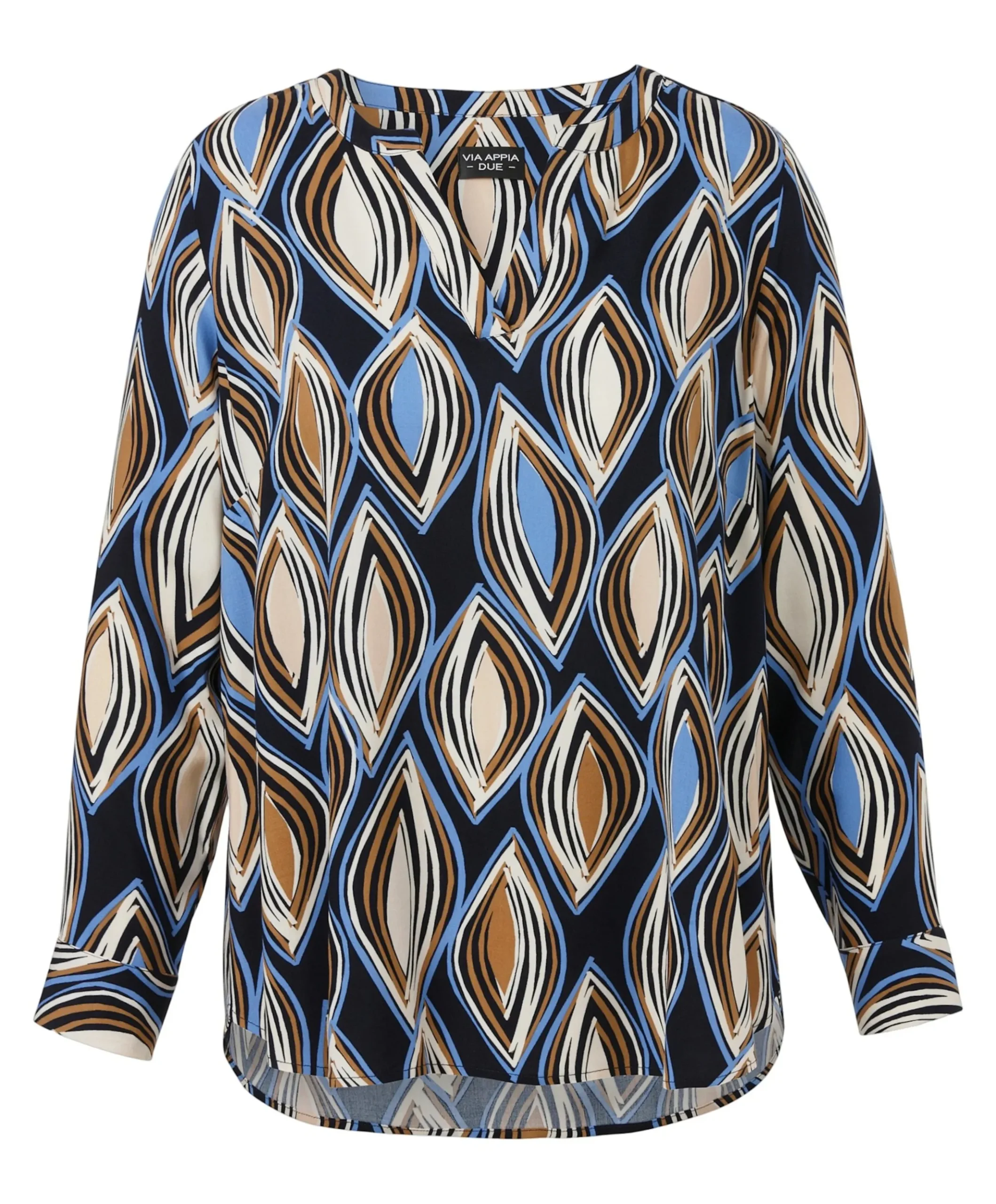 Dames blouse blauw