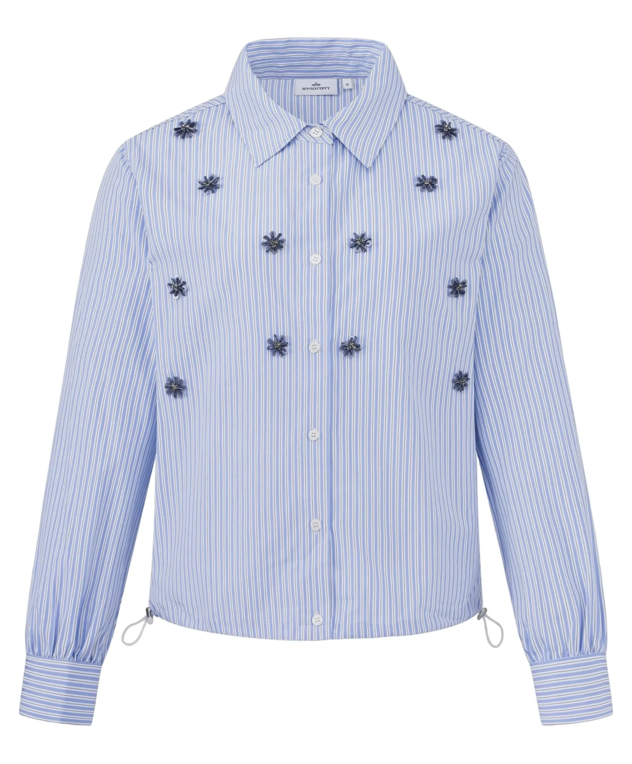 Dames blouse blauw