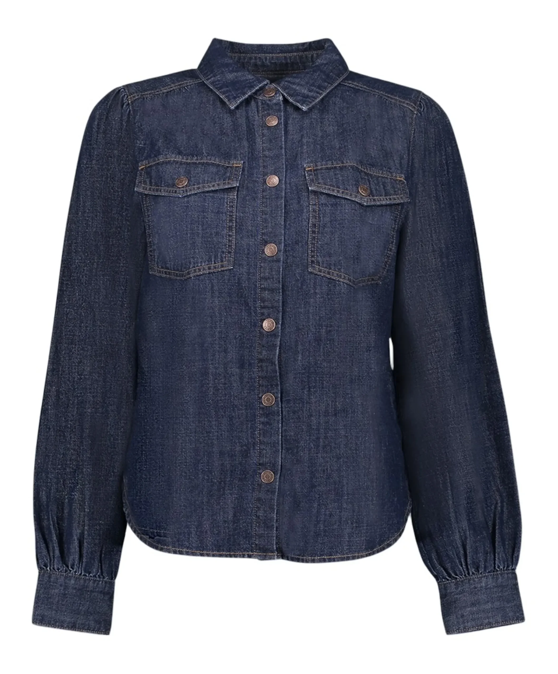 Dames blouse blauw