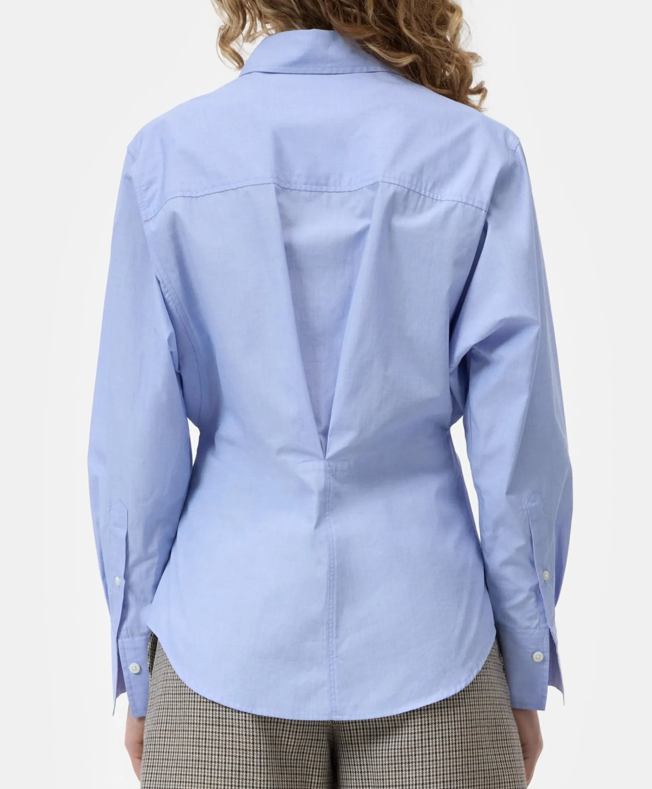 Dames blouse blauw