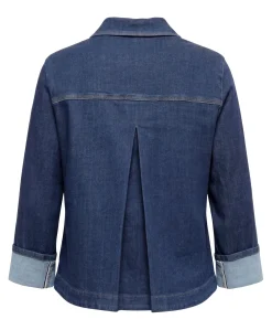 Dames blouse blauw