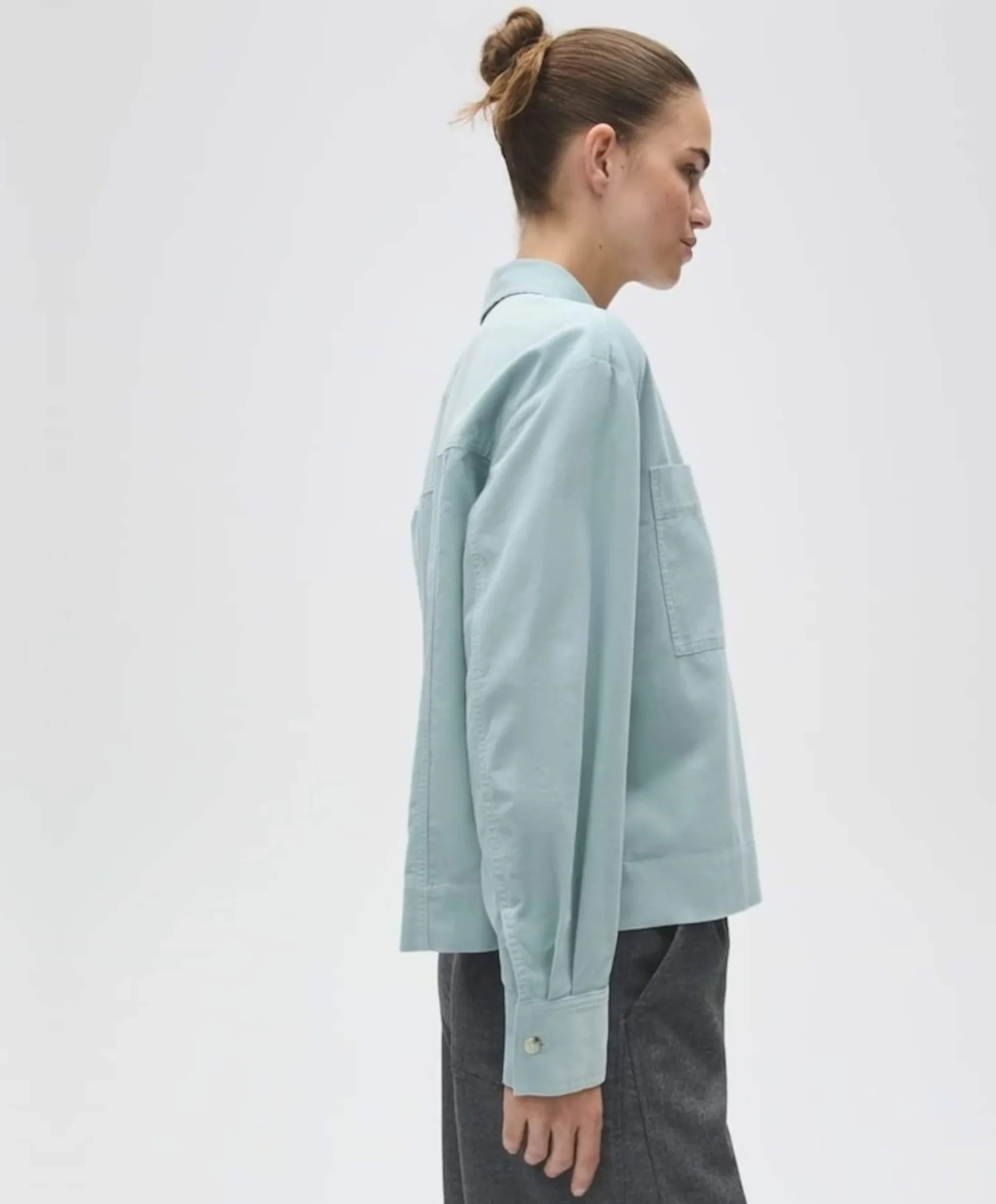 Dames blouse blauw