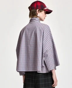 Dames blouse blauw
