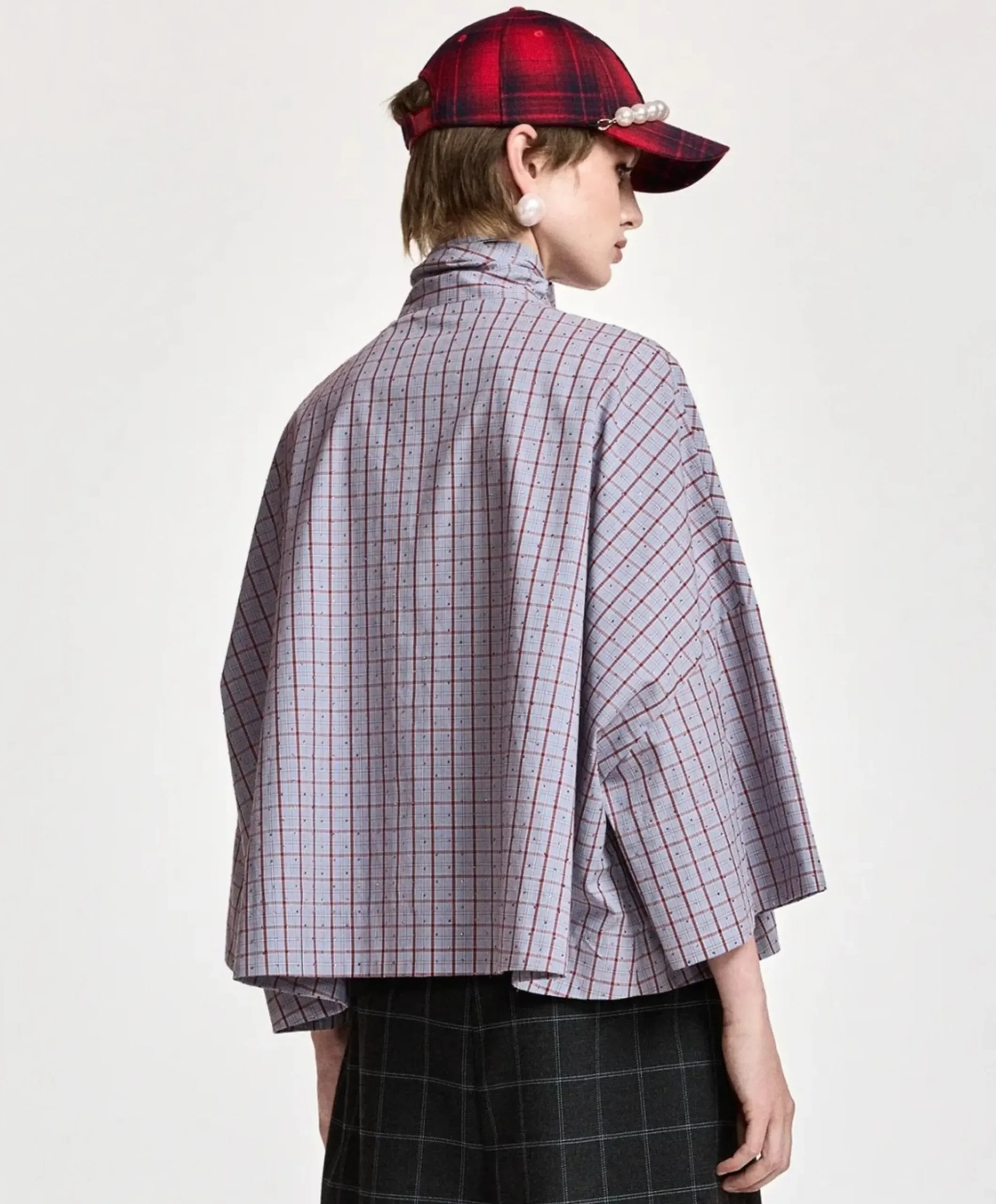 Dames blouse blauw