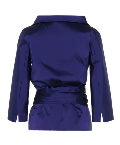 Dames blouse blauw