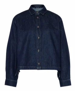 Dames blouse blauw