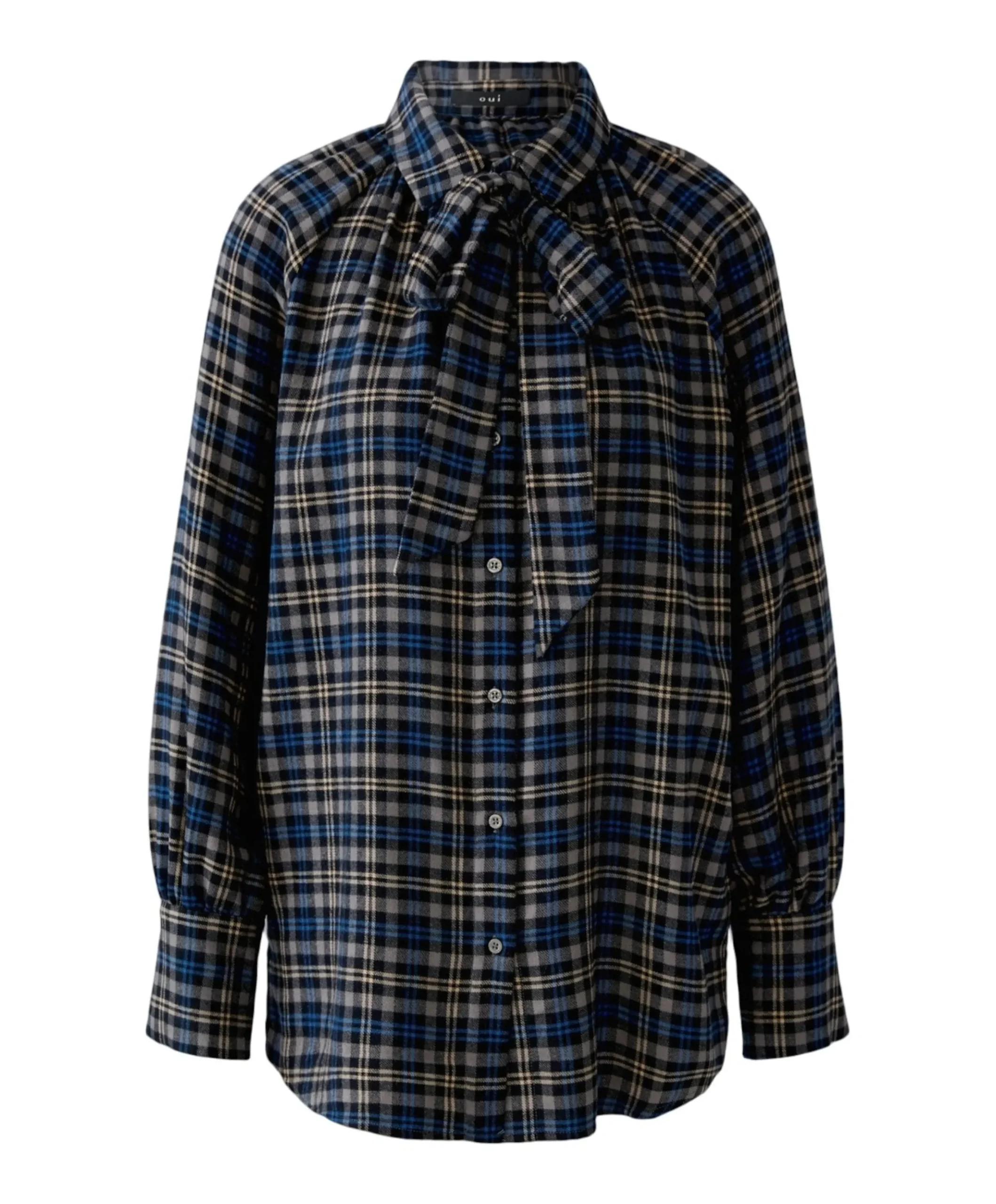 Dames blouse blauw