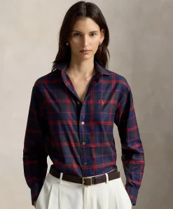 Dames blouse blauw