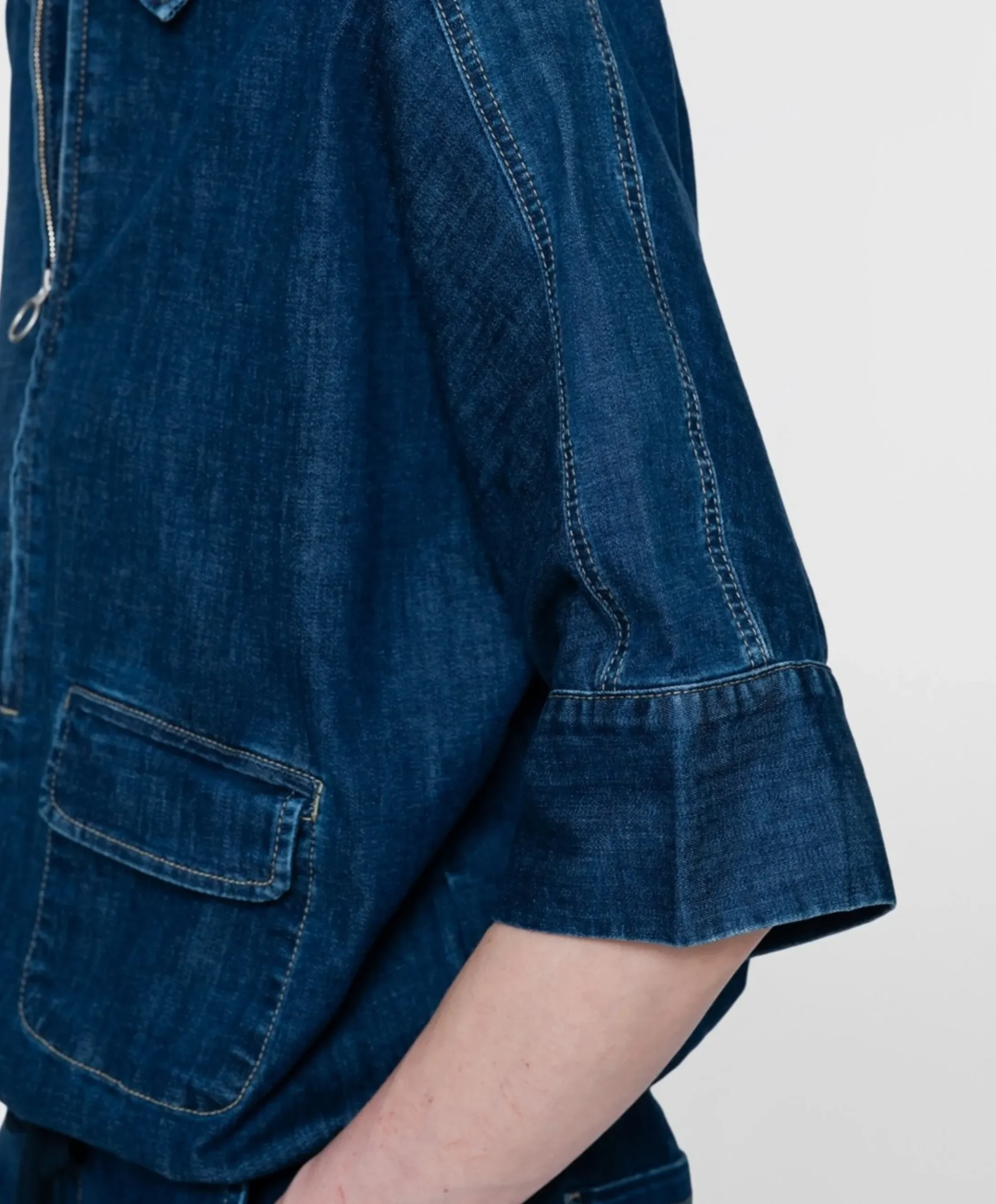 Dames blouse blauw