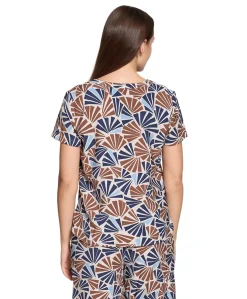 Dames blouse blauw