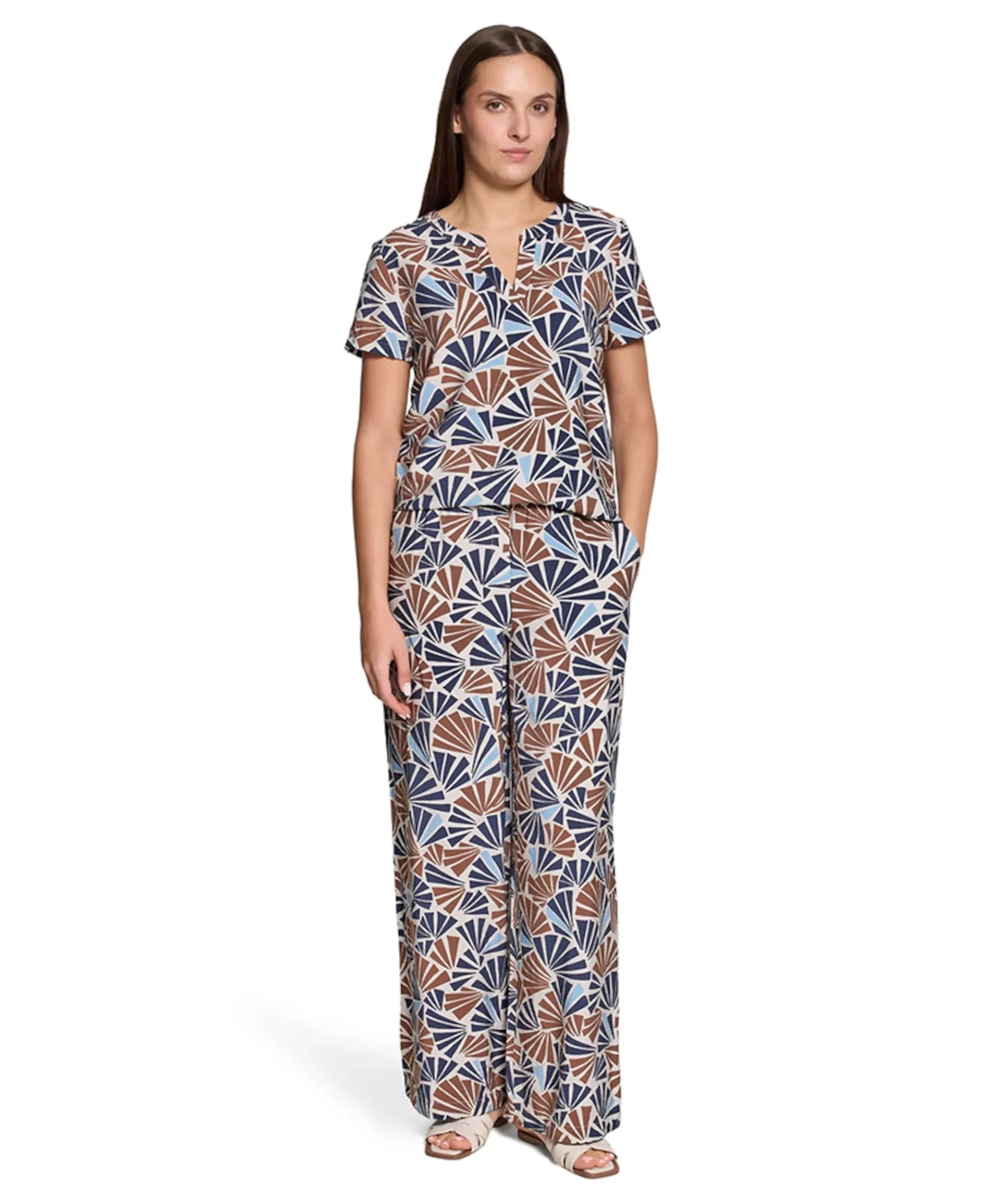 Dames blouse blauw