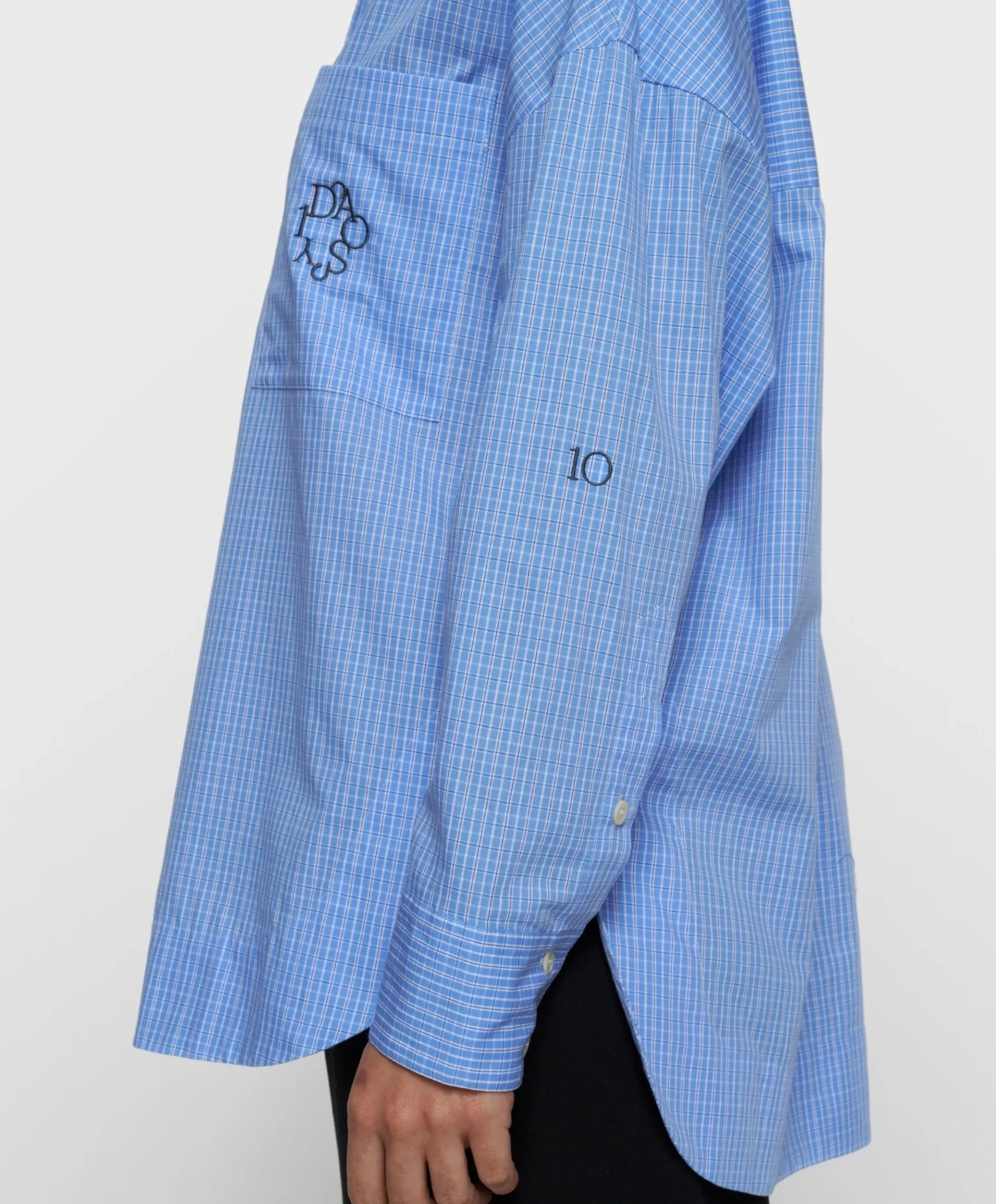 Dames blouse blauw