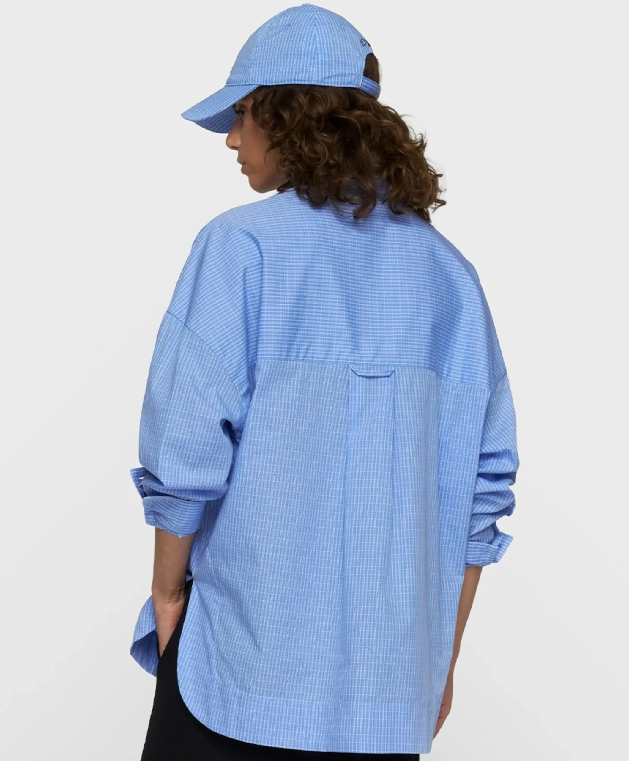 Dames blouse blauw