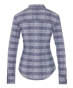 Dames blouse blauw