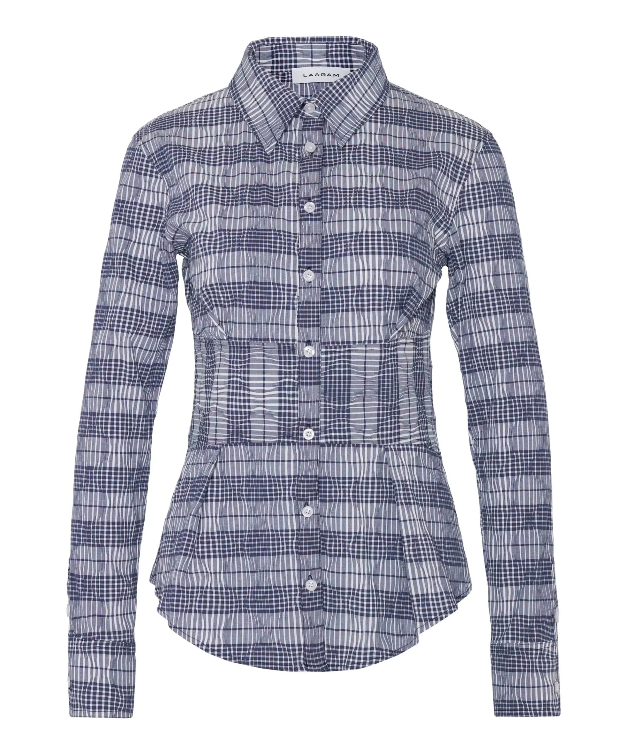 Dames blouse blauw