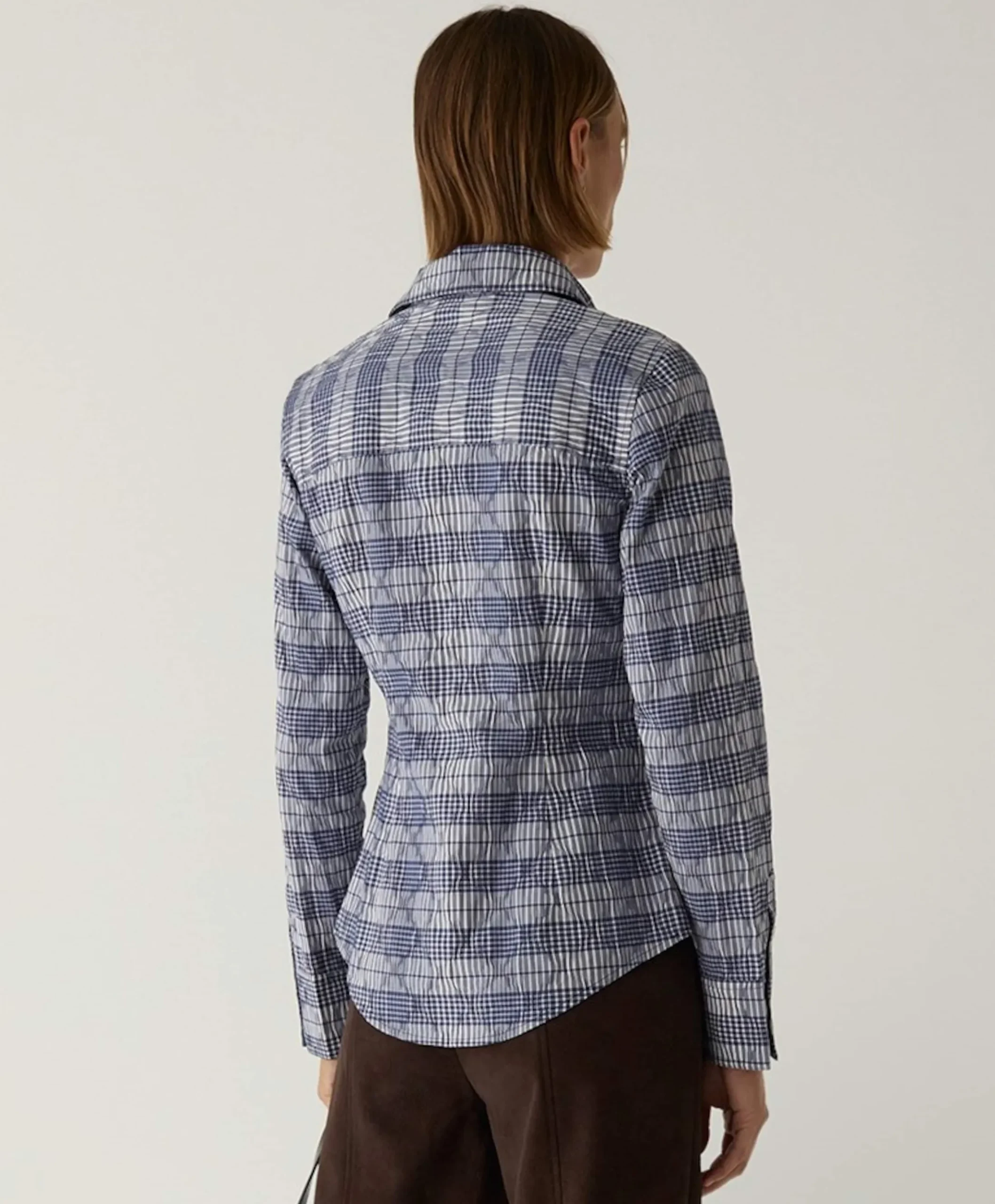 Dames blouse blauw