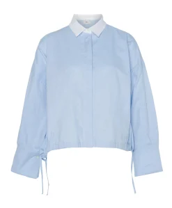 Dames blouse blauw