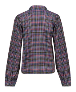 Dames blouse blauw